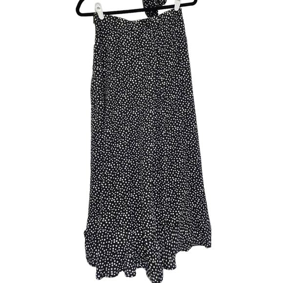 Lulu's Black & White Polka Dot Two-Piece Dress Set Women’s Size Medium - Picture 5 of 10